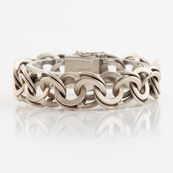 Silver bracelet, 70's.