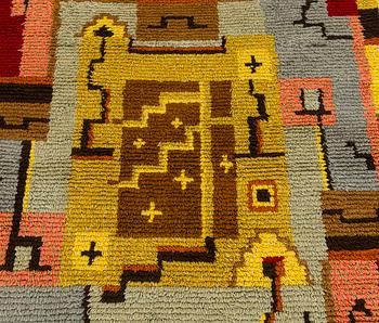 Kerttu Häiväläinen, rya, modell för Neovius, circa 155 x 100 cm.