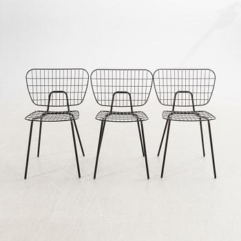 Studio WM, chairs, 3 pcs, "String", for Audio Copenhagen, contemporary.