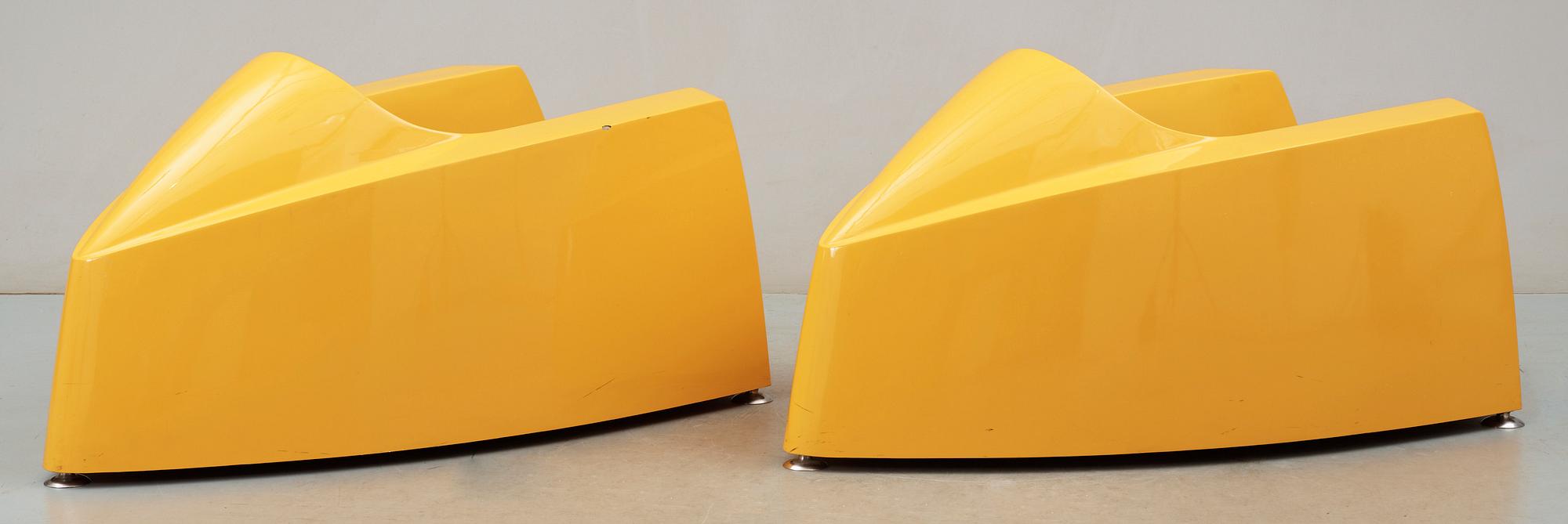 FÅTÖLJER, ett par, Jonas Åhman, 2000-tal.