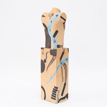 Herman Fogelin, skulptur, stengods, signerad.