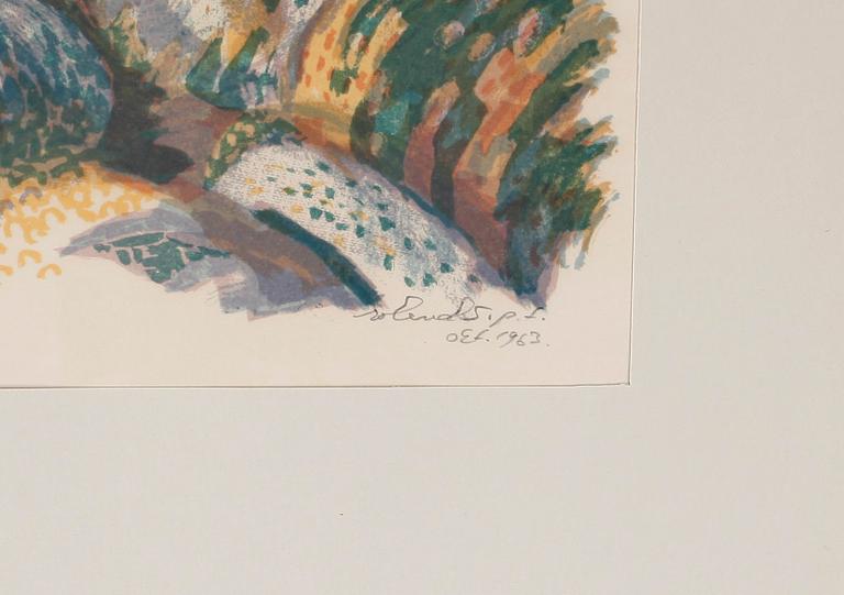 ROLAND SVENSSON, 2st, färglitografier, signerade och numrerade 16/30 resp p.t.