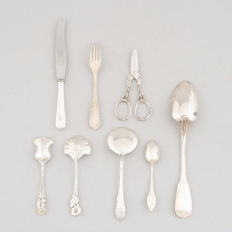 Cutlery, 29 pcs, silver, including Axel Bergman, Stockholm 1912.