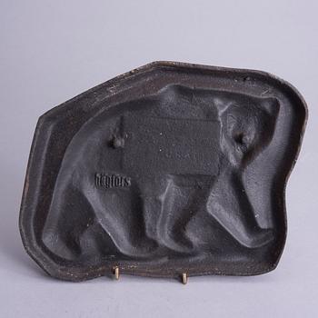 MIKAEL SCHILKIN, relief, gjutjärn, Högfors, signerad och daterad -57.