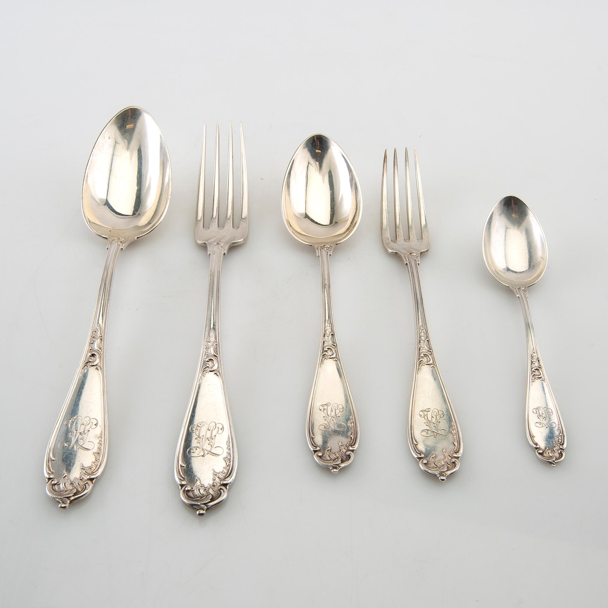 Cutlery silver 29 dlr, CG Hallberg Stockholm 1895.