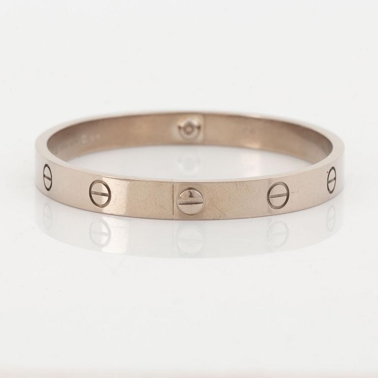 Cartier, armband "Love" 18K vitguld.