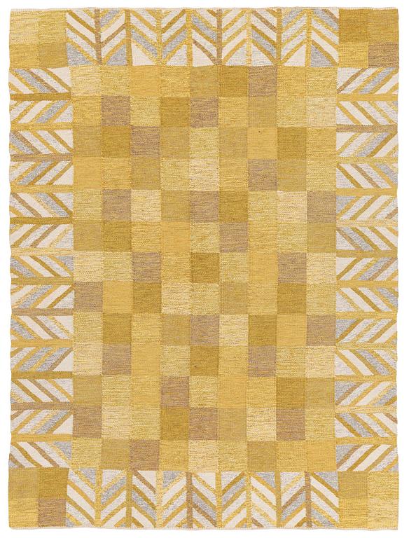 A carpet, flat weave, c. 242 x 180 cm.