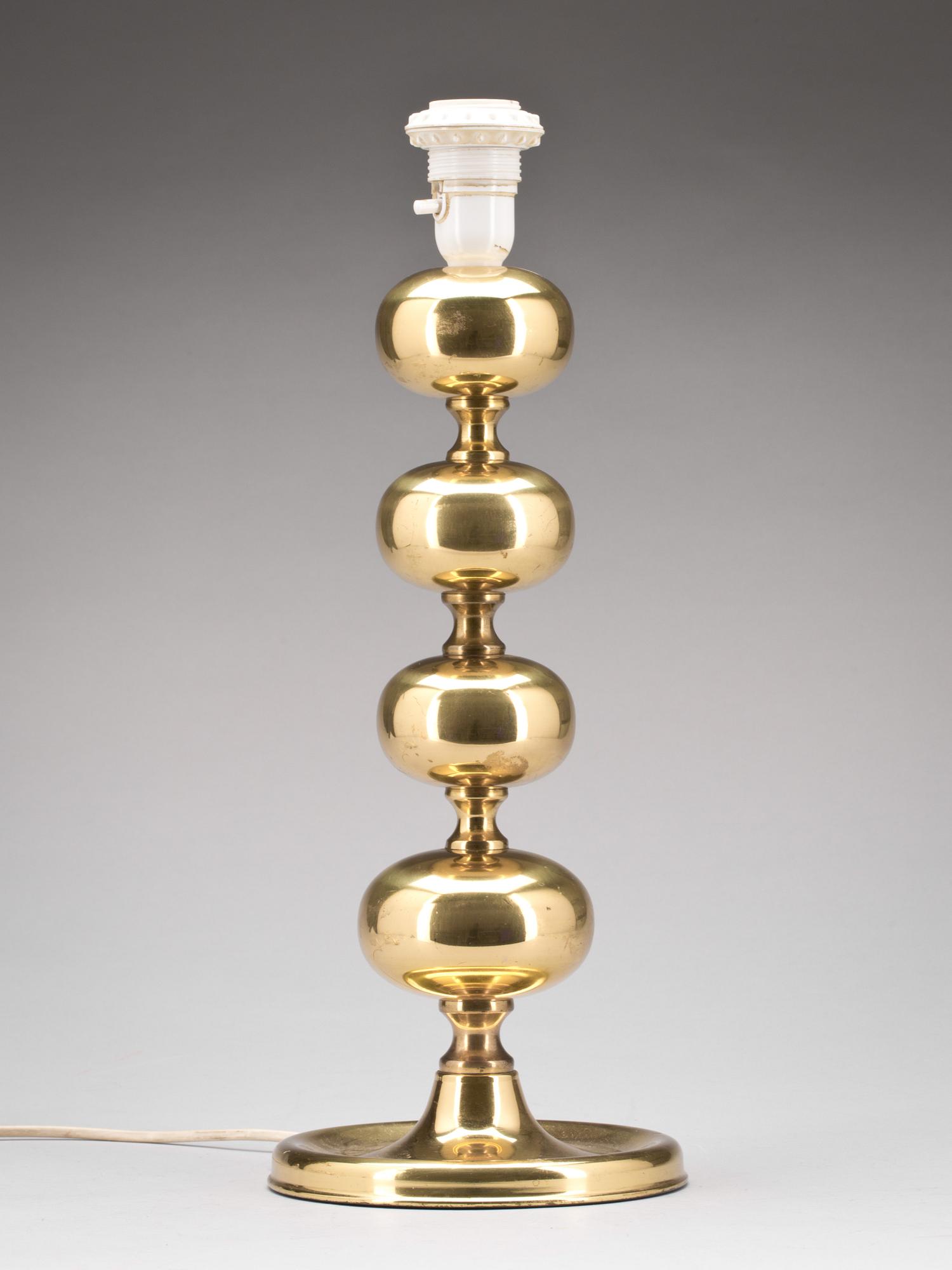 BORDSLAMPA, mässing, NAFA.