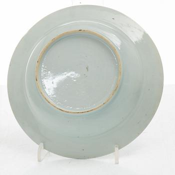 Tallrikar, 14 st, porslin, Kina, 1700-1800-tal.