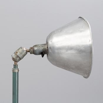 An industrial lamp, 'Triplex-Pendel' Sweden, mid 20th Century.