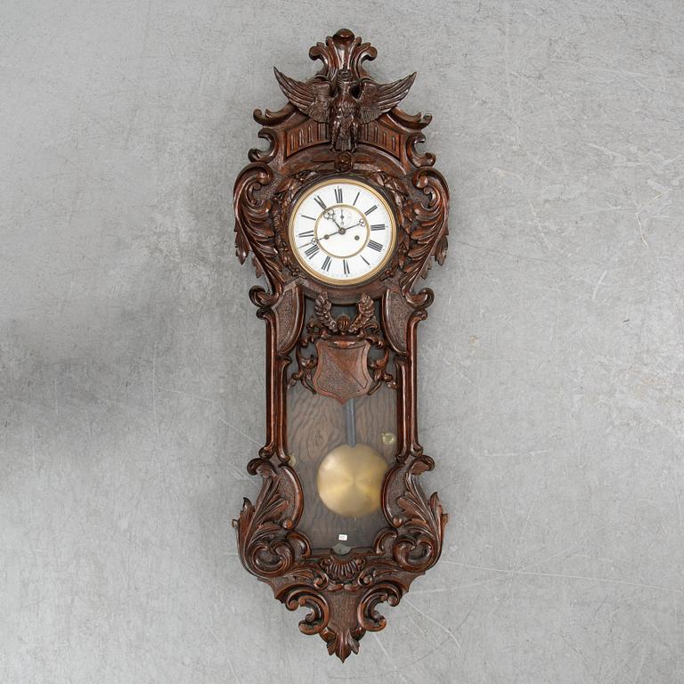 A wallregulator clock from Gustav Becker, late 19th Century.