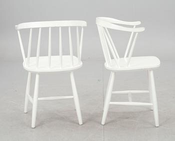 STOLAR, ett par, Nesto, Nässjö stolfabrik, 1900-talets andra hälft.