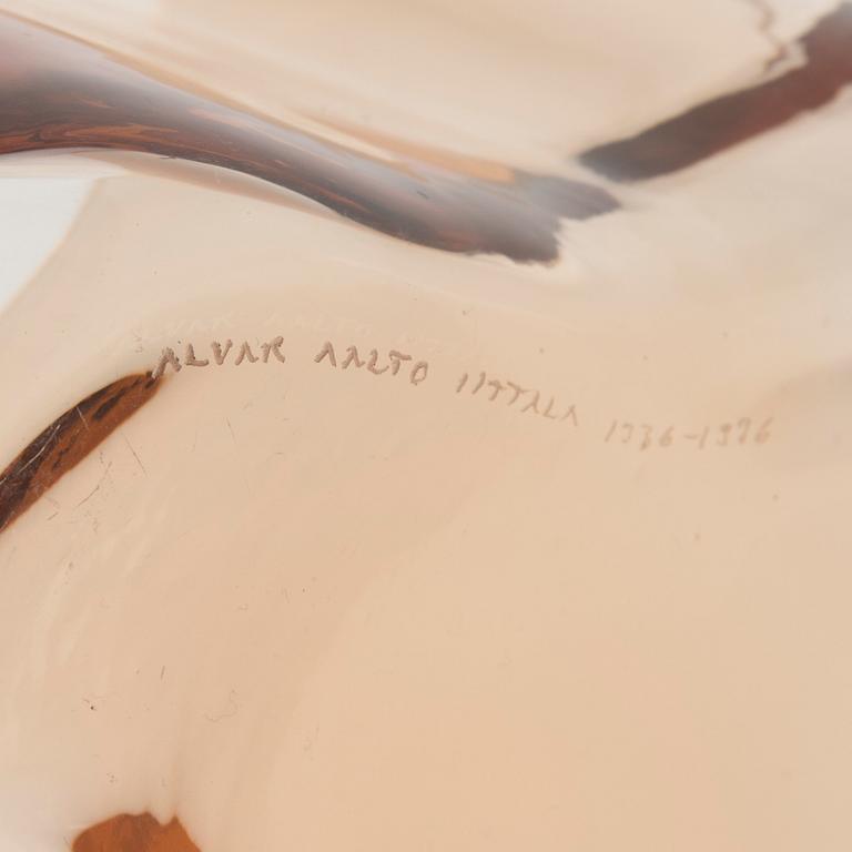 VAS, glas, "Savoy" signerad Alvar Aalto Iittala 1936-1996.