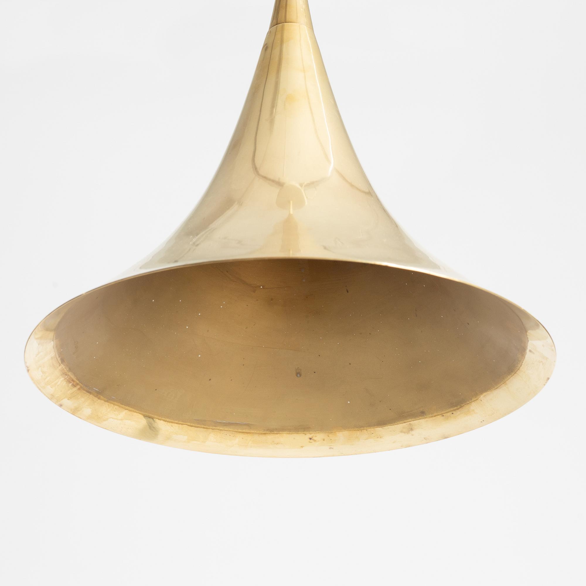 Uno Westerberg, taklampa, modell "12410", Arvid Böhlmarks Lampfabrik, 1960-tal.