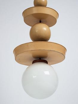 A large Swedish Grace ceiling lamp, 1920-30's.