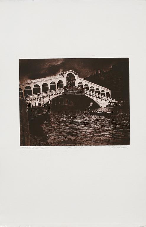 LENNART OLSON, a photogravure, signed and numbered 15/75.