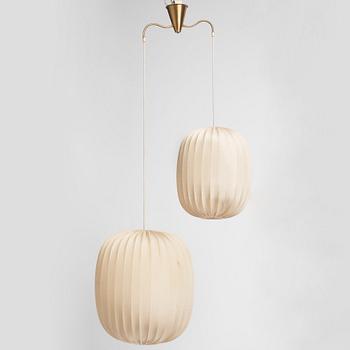 a Swedish Modern ceiling lamp, Sweden 1940s.