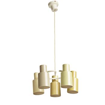 Hans Bergström, a ceiling lamp, modell "C-1141", ateljé Lyktan, Sweden 1950-60s.