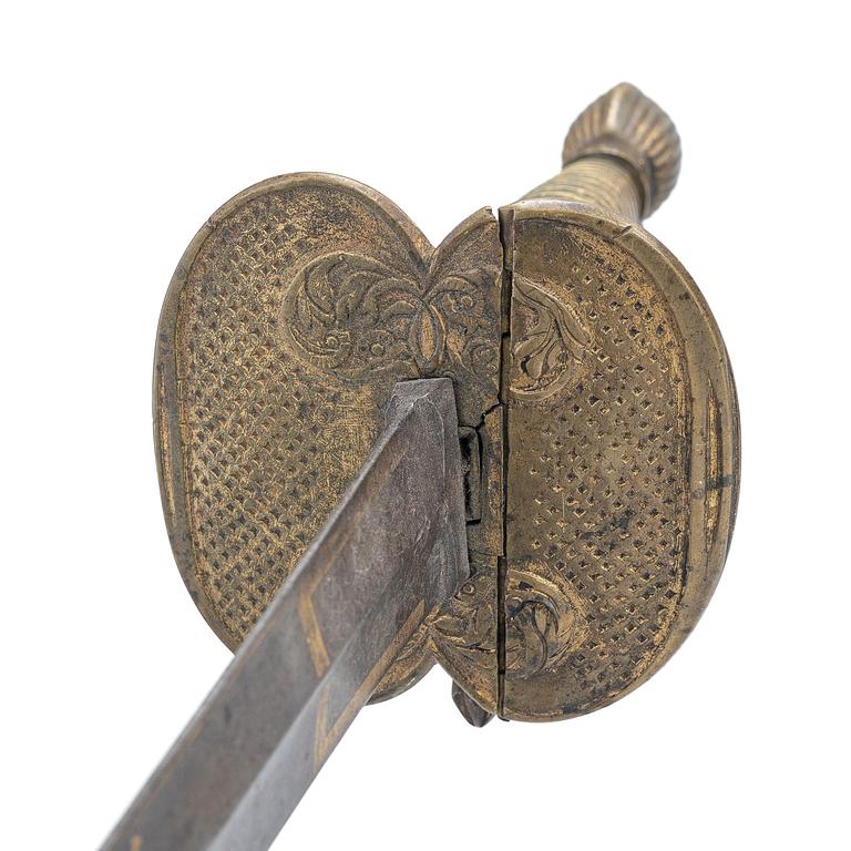 Sword, Sweden, for an infantry officer, early 19th century, with scabbard.