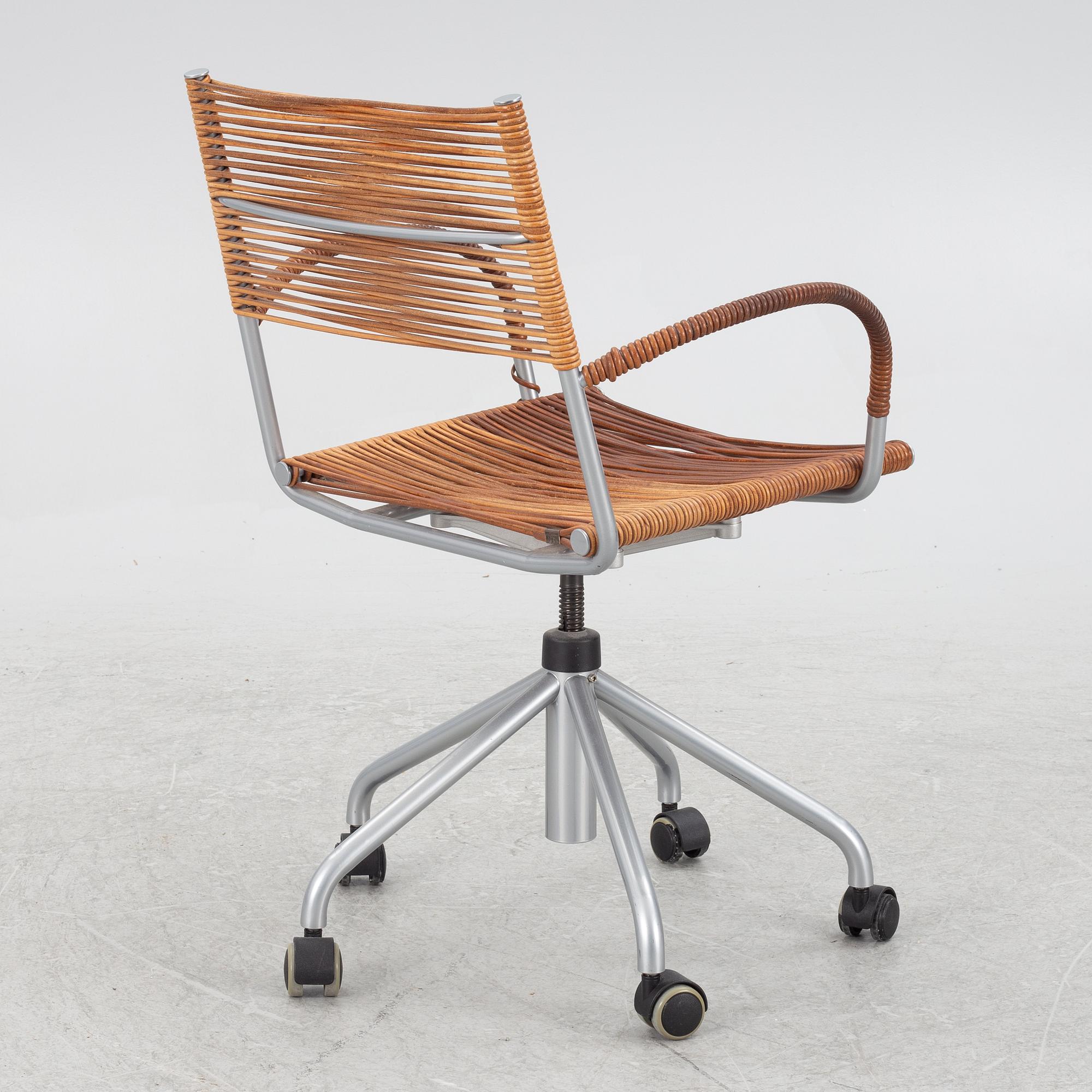 Tito Agnoli, a "Miss B" swivel chairs, Pierantonio Bonacina, Italy, later part of the 20th century.