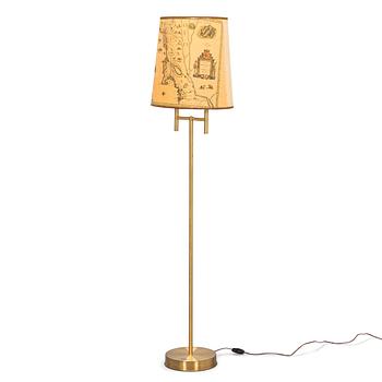 Greta-Lisa Jäderholm-Snellman, a mid-20th century floorlamp for Taidetakomo Hakkarainen.