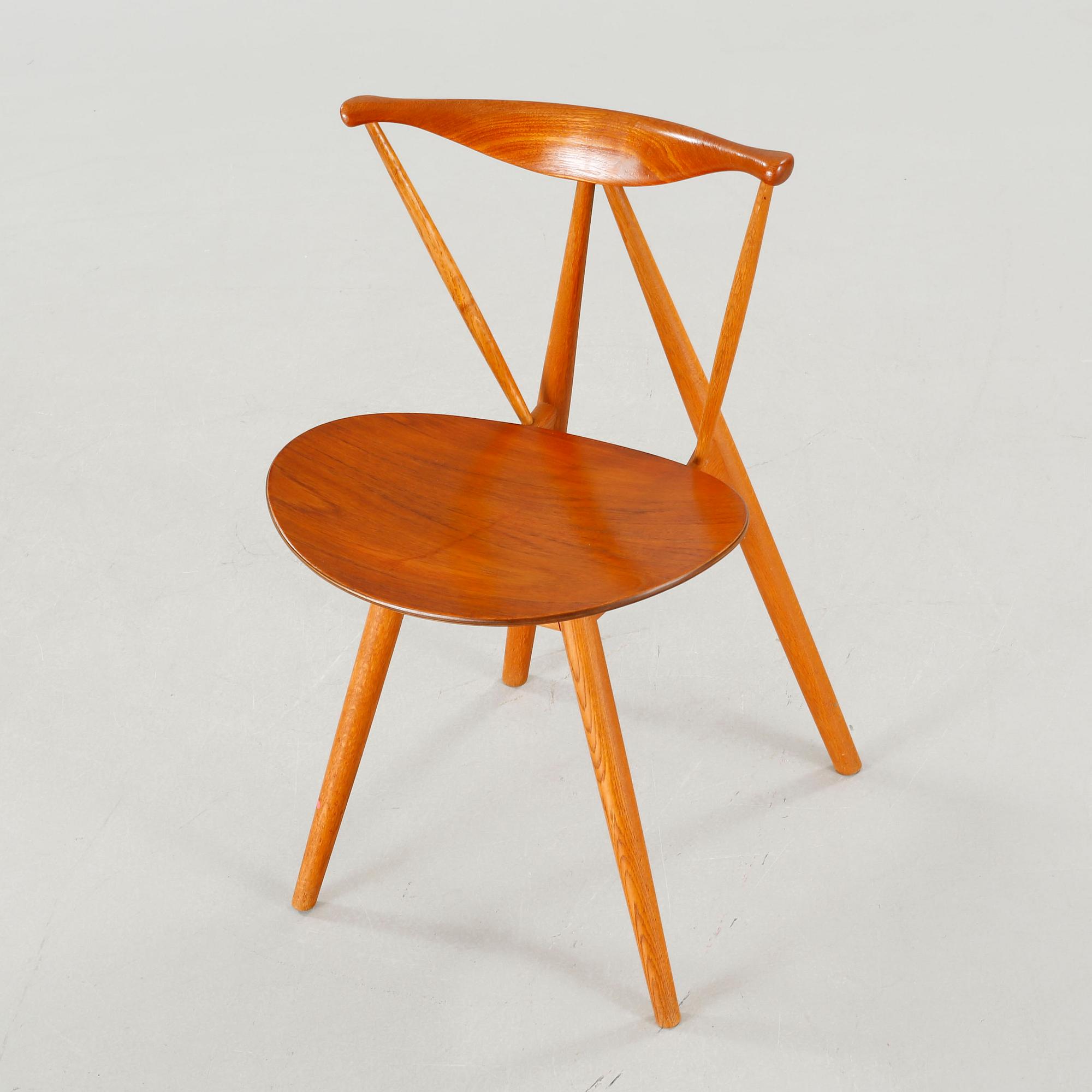 VILHELM WOHLERT, stol, "Piano chair", P. Jeppesen, Danmark, formgiven 1955.