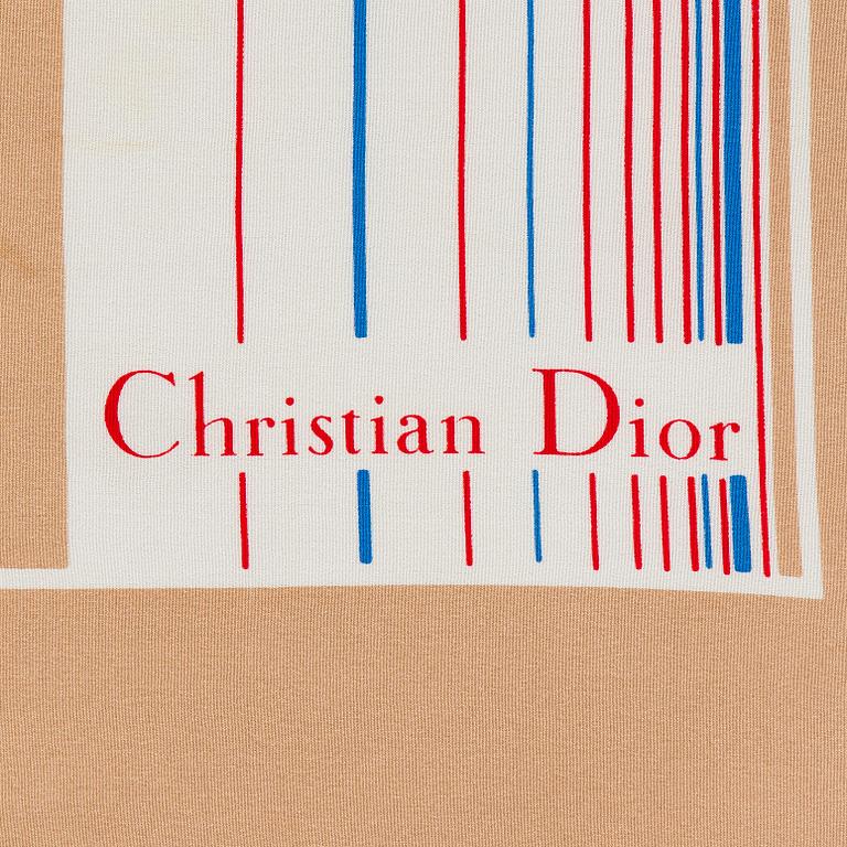 Christian Dior, a silk scarf.