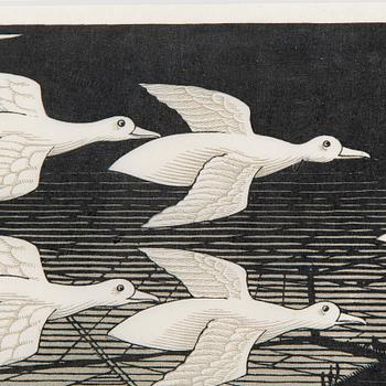 Maurits Cornelis Escher, 'Day and Night'.