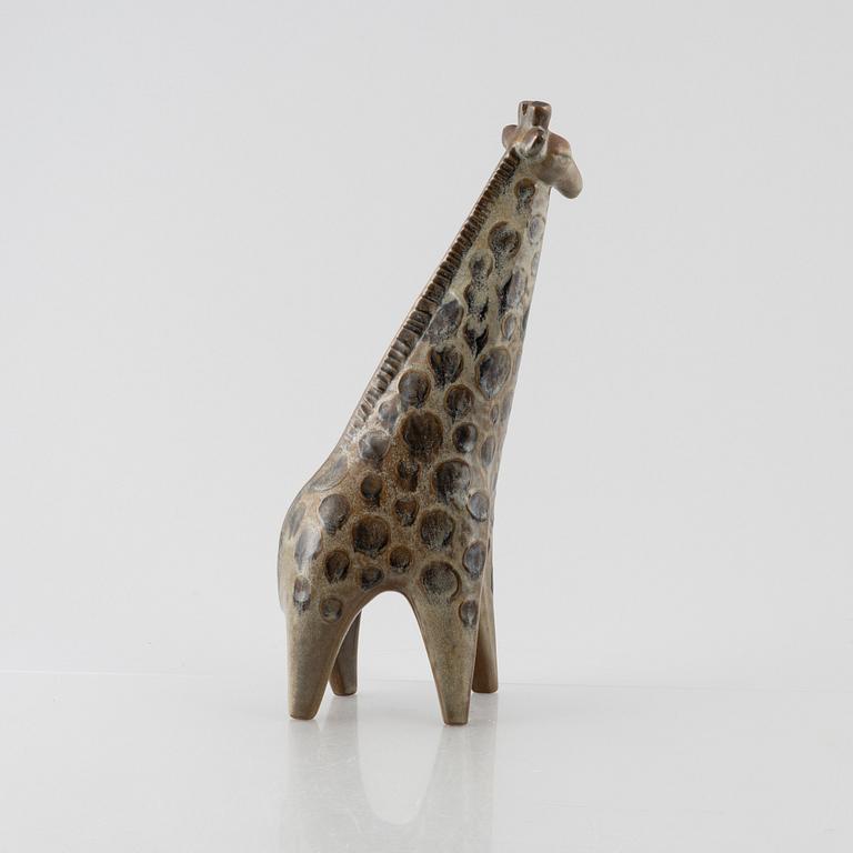 Lisa Larson, figurin, stengods, "Giraff", ur serien "Stora Zoo", Gustavsberg.
