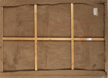 Maxim Kantor, oil on panel, signed verso.