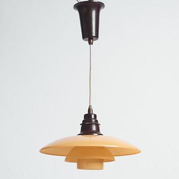 Poul Henningsen, a ceiling lamp model "PH 3/2", Louis Poulsen, Denmark 1930s.