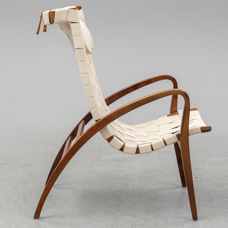 BRUNO MATHSSON, a 'Gräshoppan' easy chair, Mathsson International, 1992.