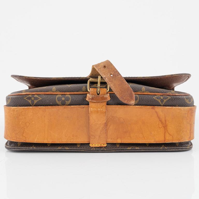 Louis Vuitton, väska, "Cartouchière", samt plånbok, 1970-tal.