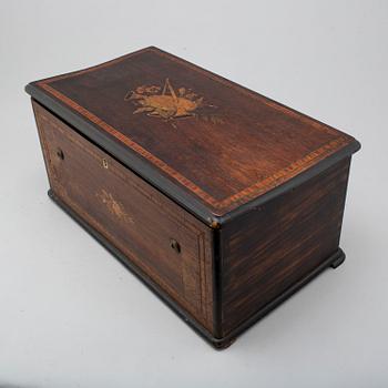 A music box, late 19th century.