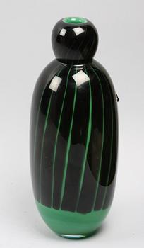 VAS, glas. Anne Nilsson, Orrefors Gallery, sign o dat -90.