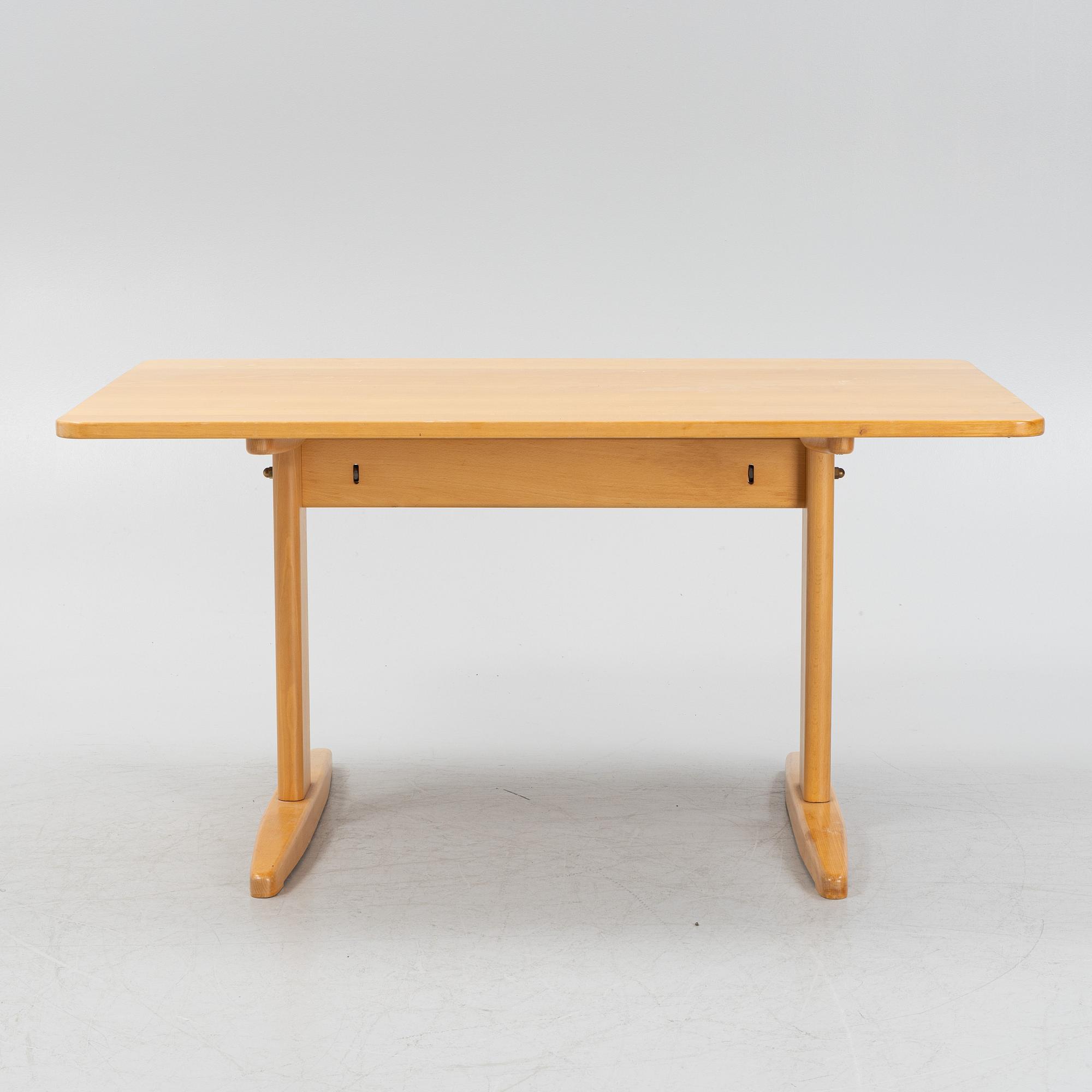 Børge Mogensen, table, "Shaker Table", CM Madsens Fabriker, Denmark, the model designed in 1958.