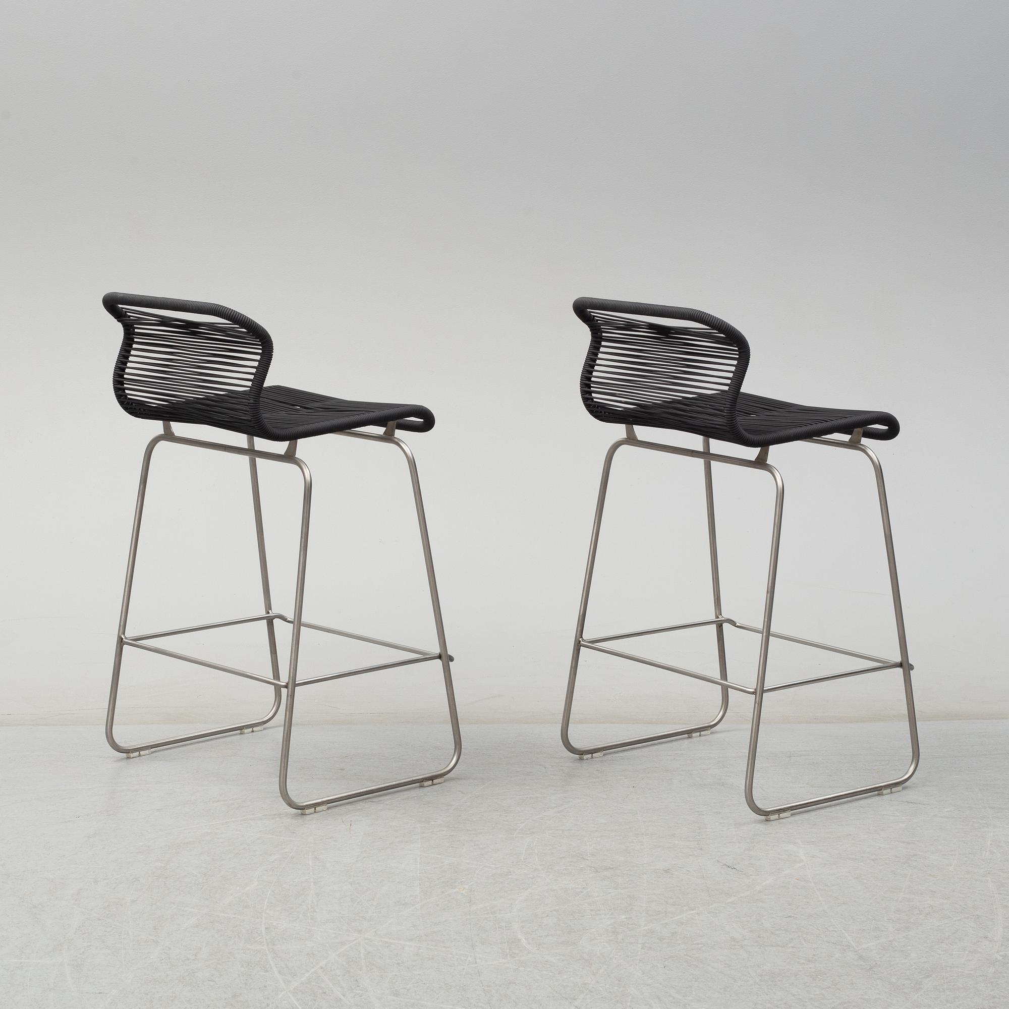 A pair of 'Tivoli' chairs by Verner Panton.