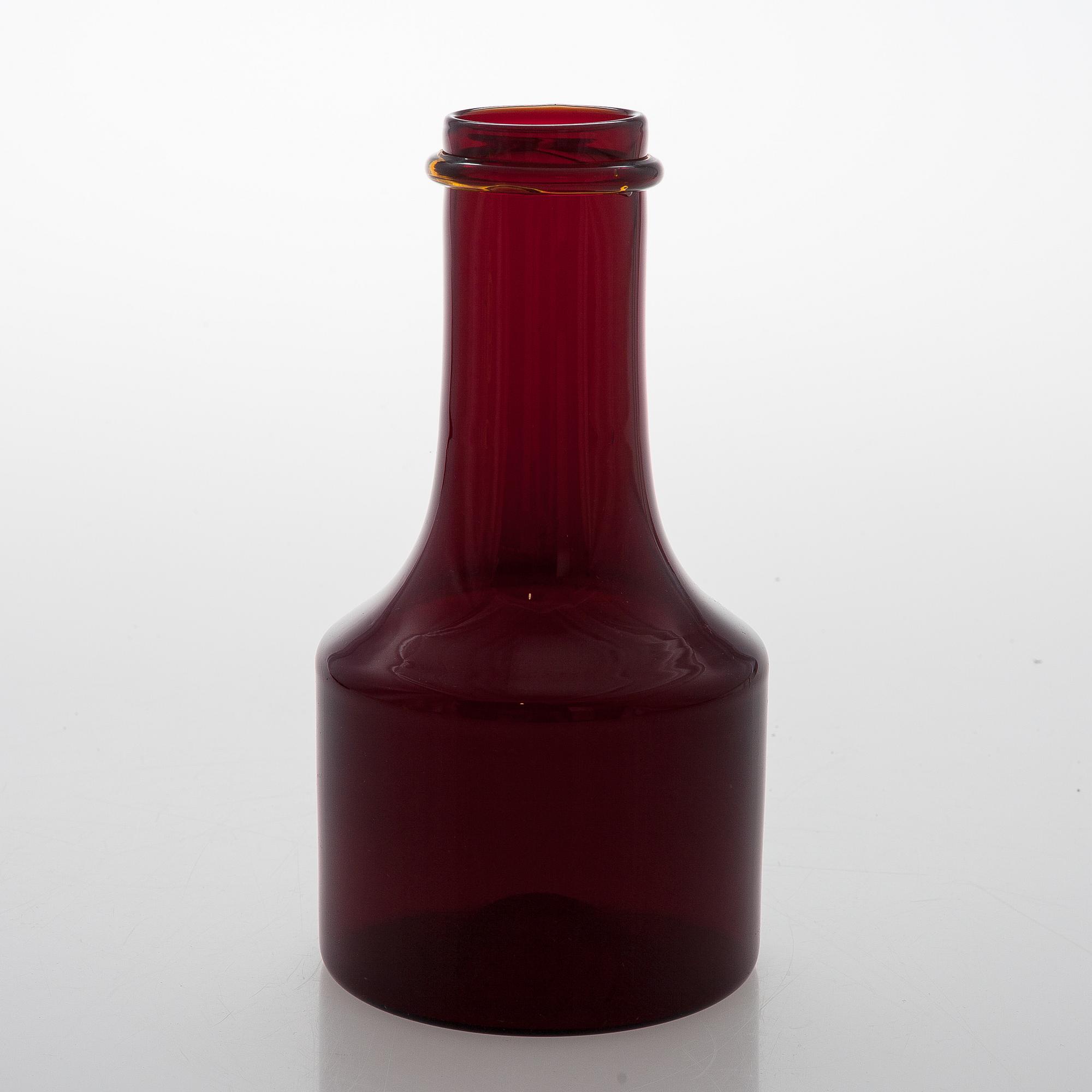 TAPIO WIRKKALA, flaska, Iittala, signerad Tapio Wirkkala i 408.