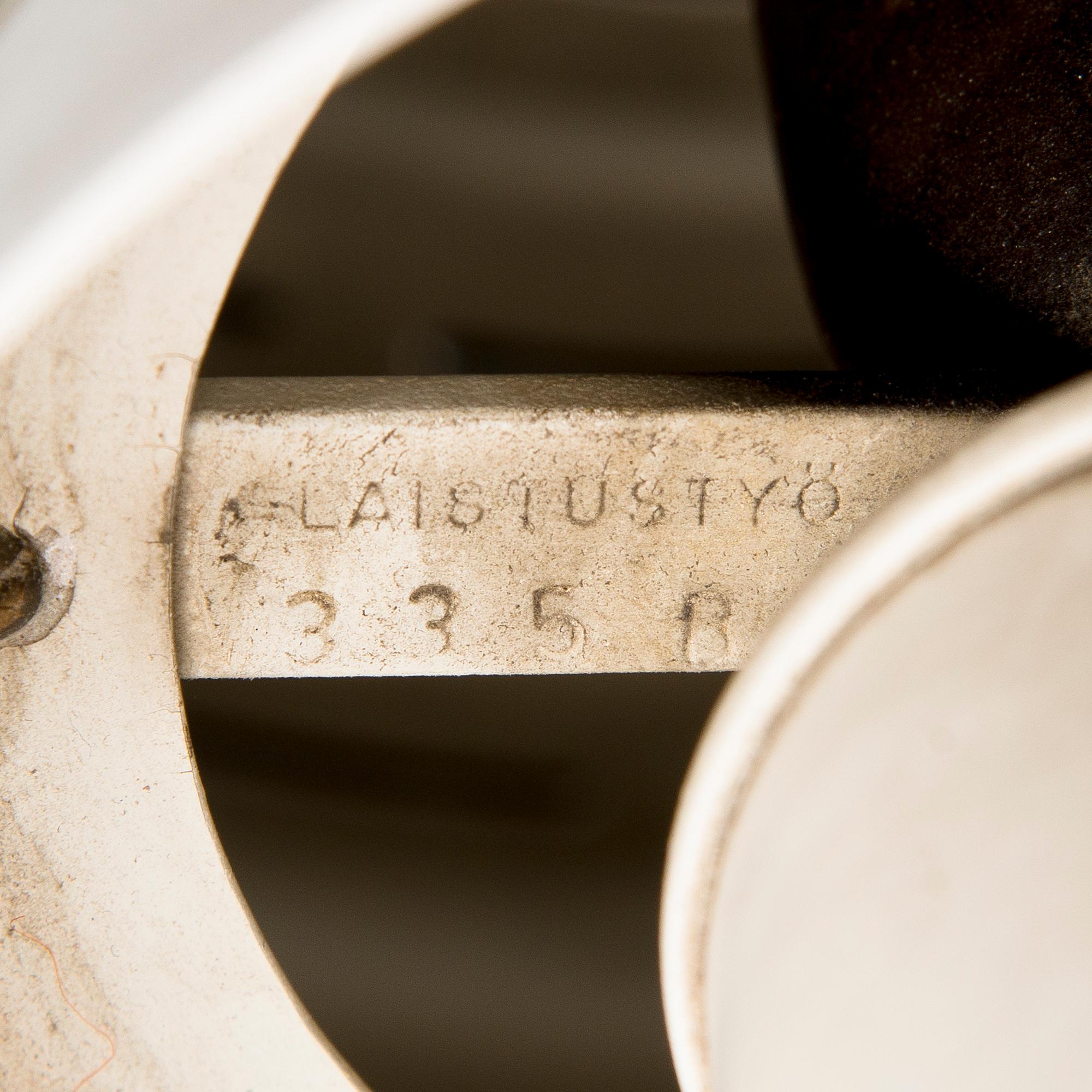 ALVAR AALTO, taklampa, modell 335B, Valaistustyö.