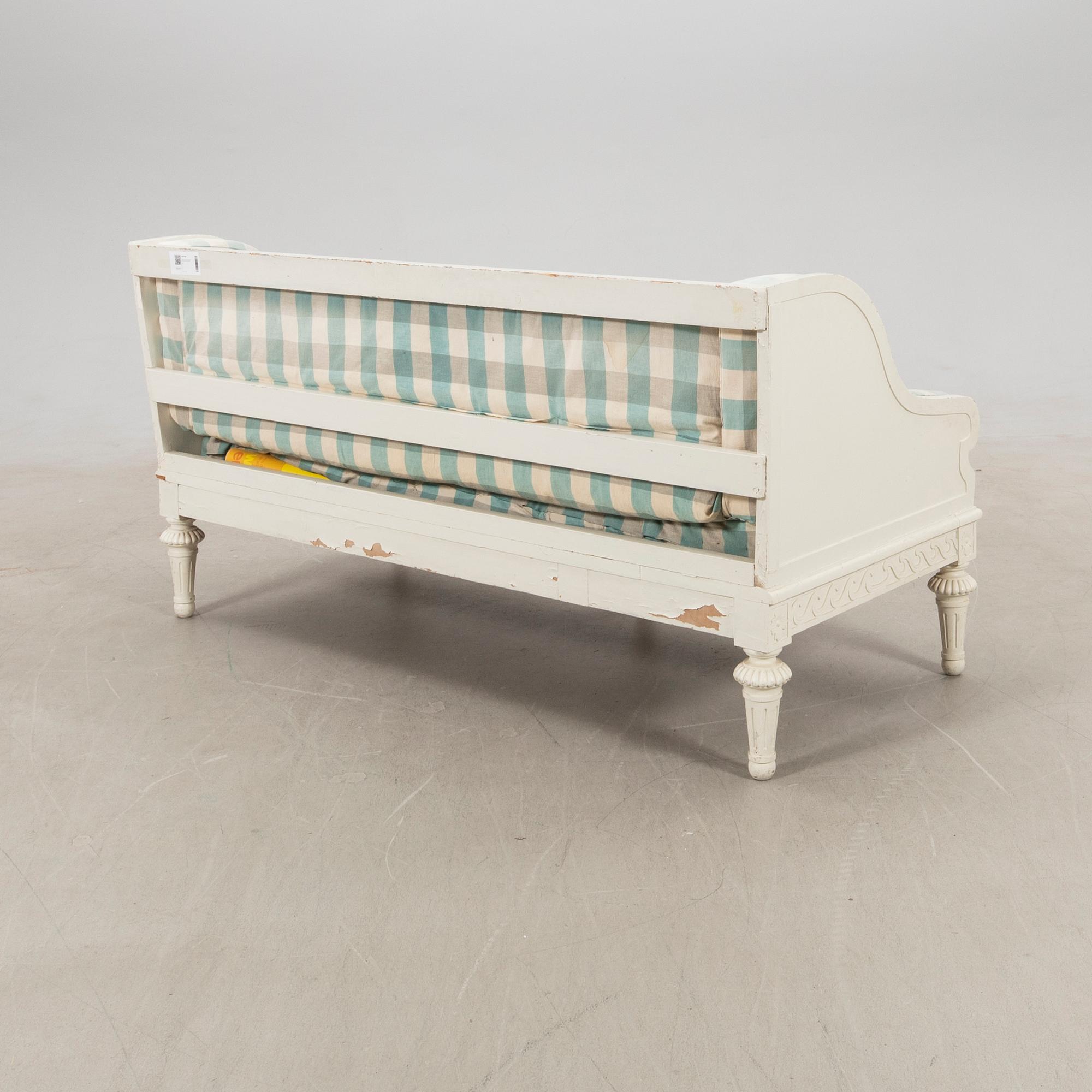 Tray sofa, Gustavian style, first half of the 20th century.