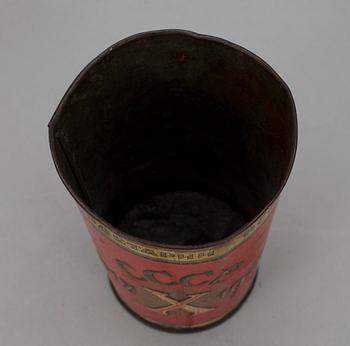 BÄGARE, målad plåt, Sovjetunion 1927.