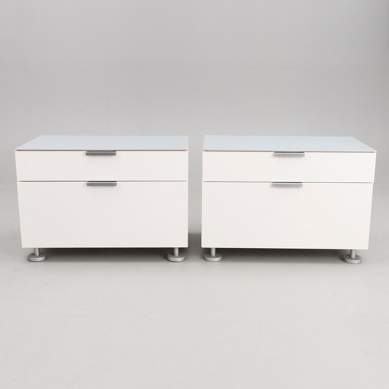 Two 21st century French, "Everywhere", nightstands for Ligne Roset.