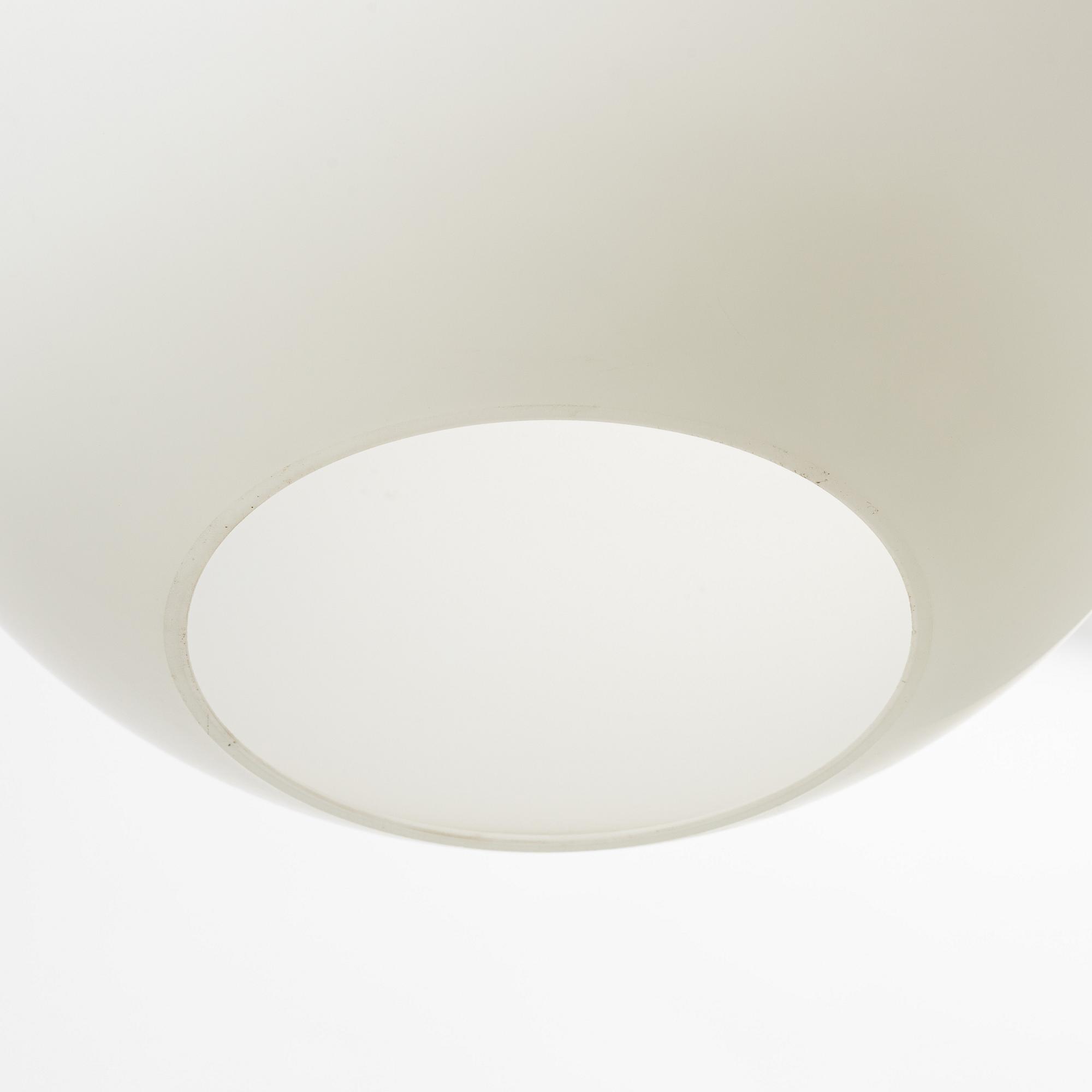 Vilhelm Wohlert, taklampa, "Satellit" för Louis Poulsen, Danmark. 1900-talets slut.