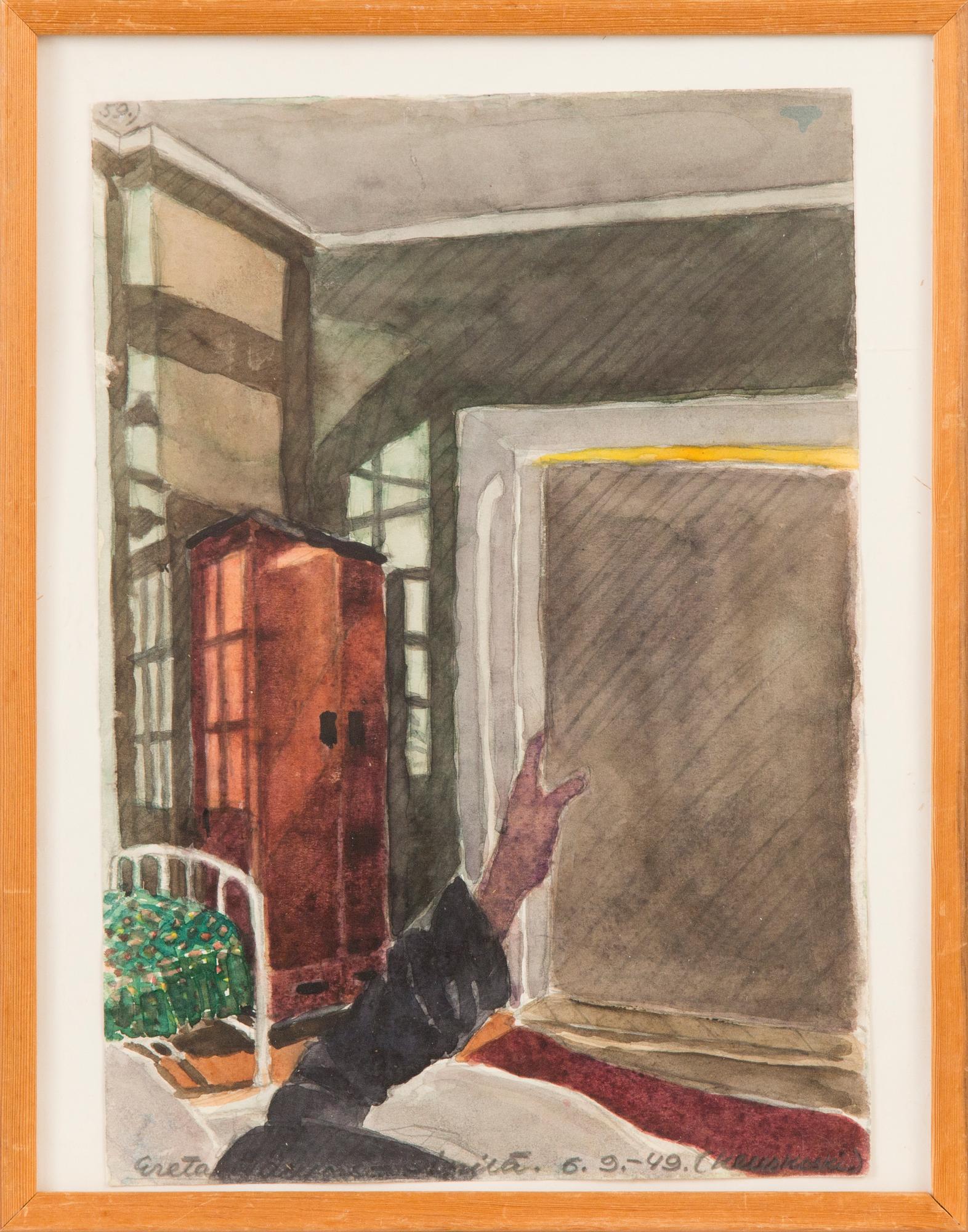 Greta Hällfors-Sipilä, Sisäkuva.