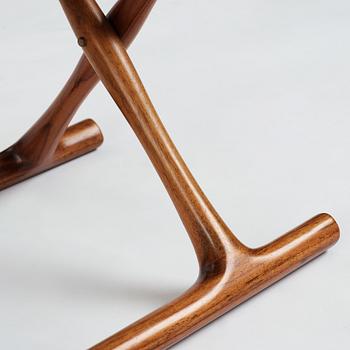 Ole Wanscher, a rosewood "Egyptian stool", Poul Jeppesen-møbler, Danmark, jubilee edition 2003.