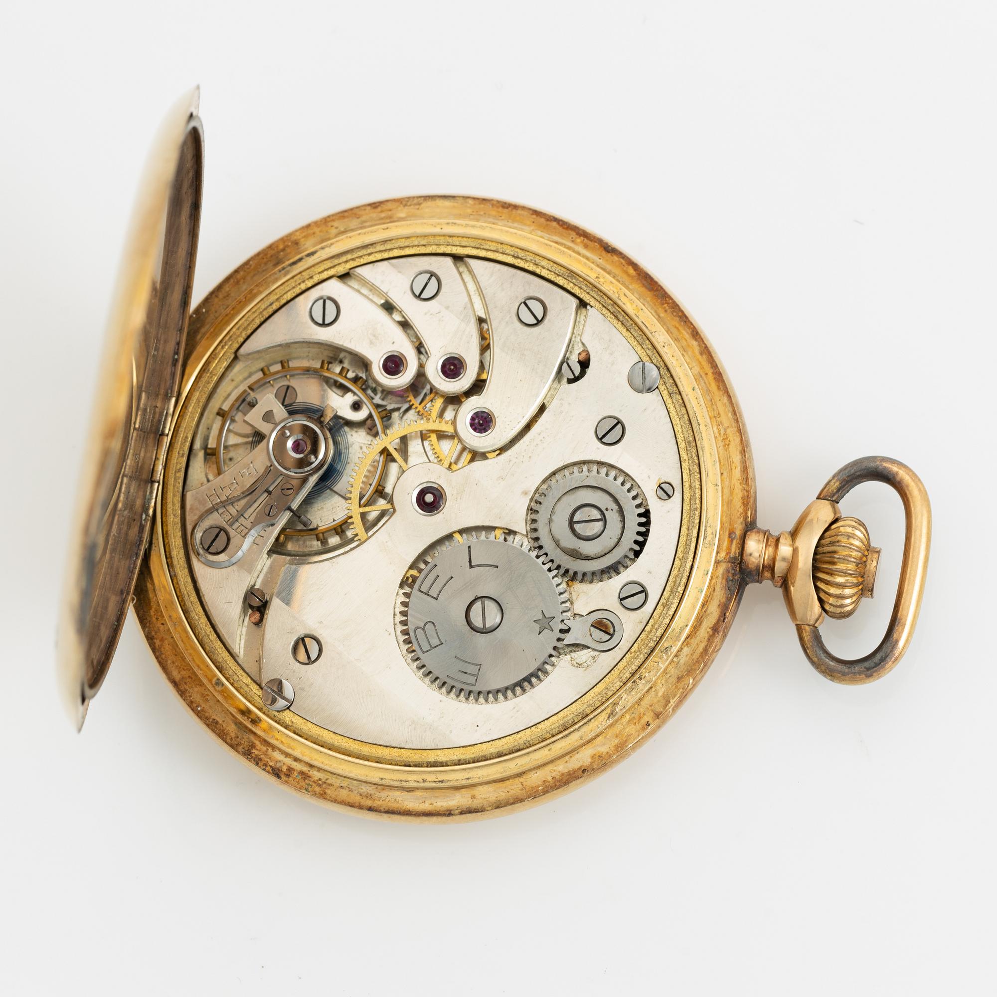 Ebel pocket watch hunter 52 mm. Bukowskis