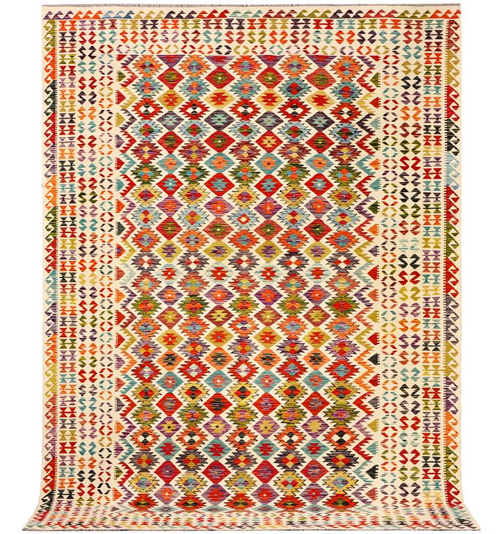 Matta, Kelim, ca. 345 x 247 cm.