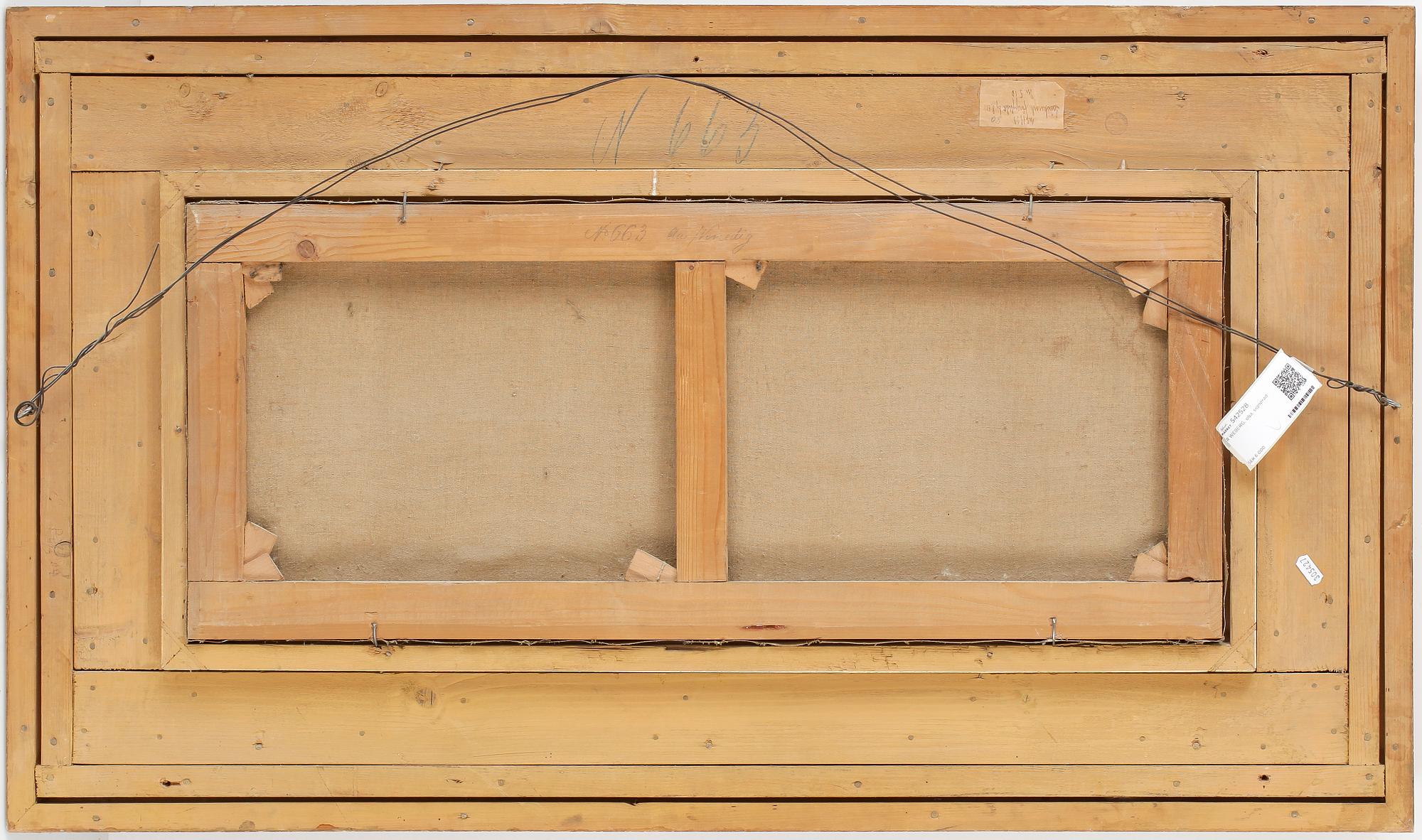 RUDOLF WEBER, olja, signerad.