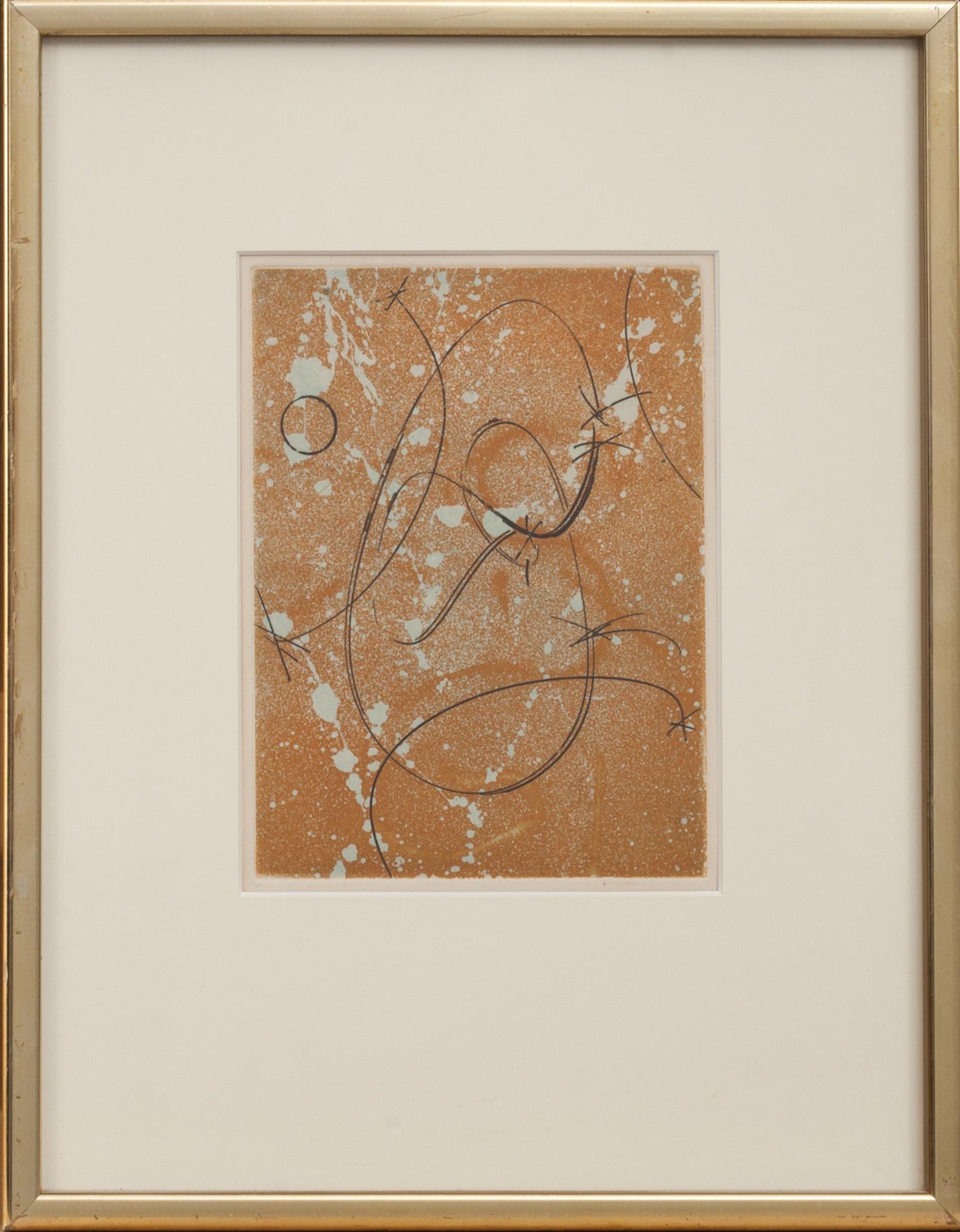 MAX ERNST, färglitografi. Epreuve d’artist och signerad.