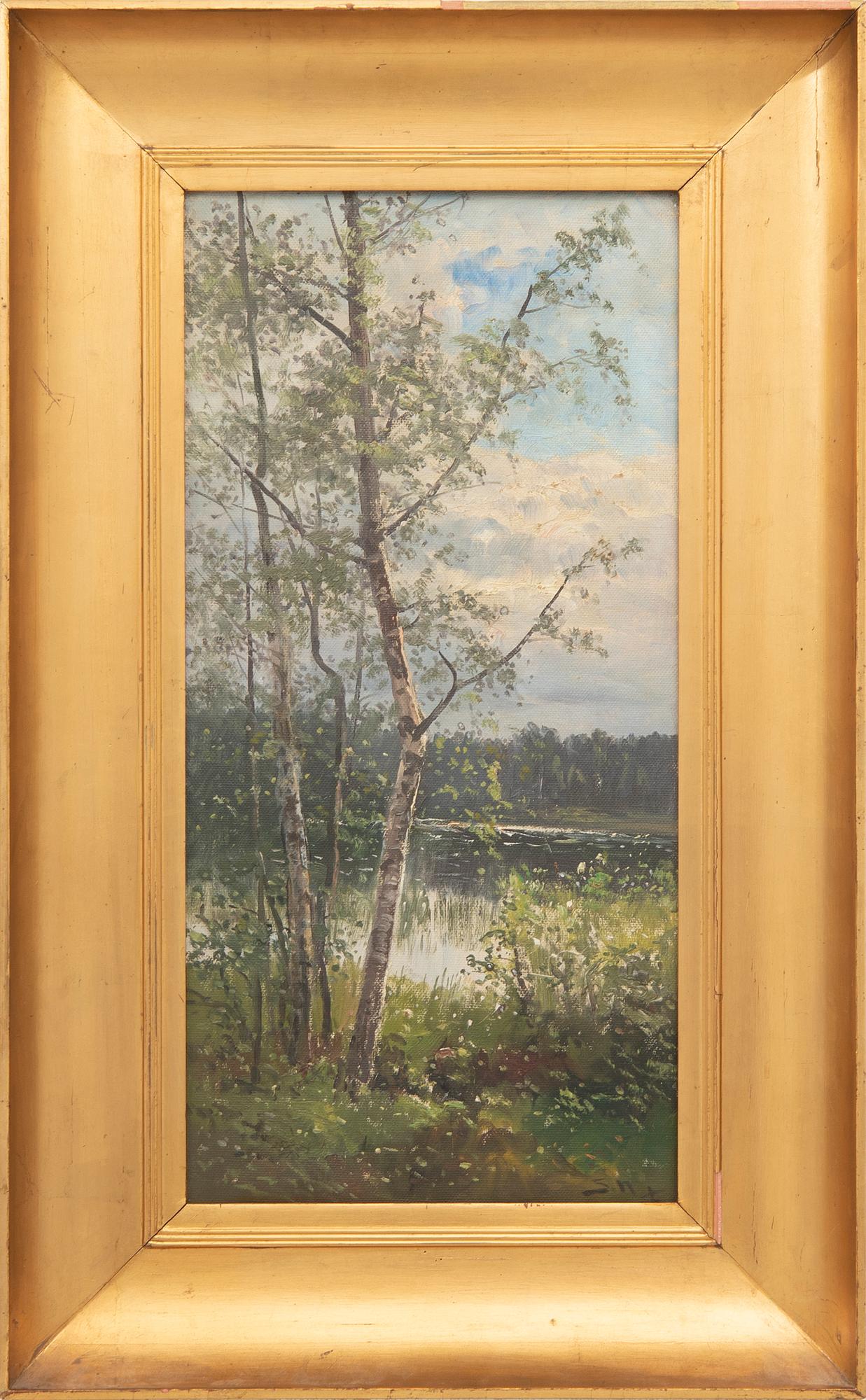 Severin Nilson, Björkar vid vattendrag.